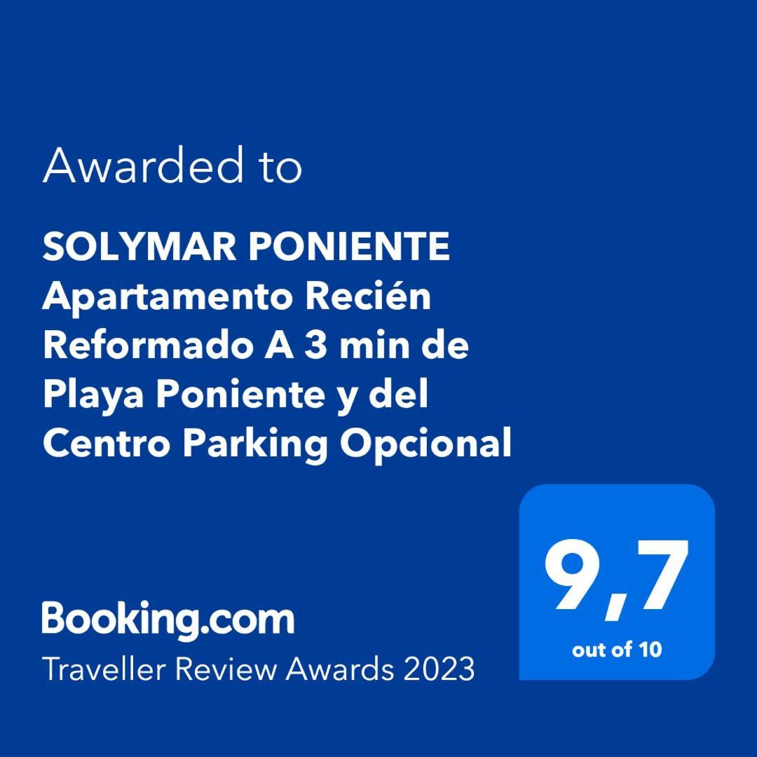 Solymar Poniente Apartamento Recien Reformado A 3 Min De Playa Poniente Y Del Centro Parking Opcional 貝尼多姆 外观 照片