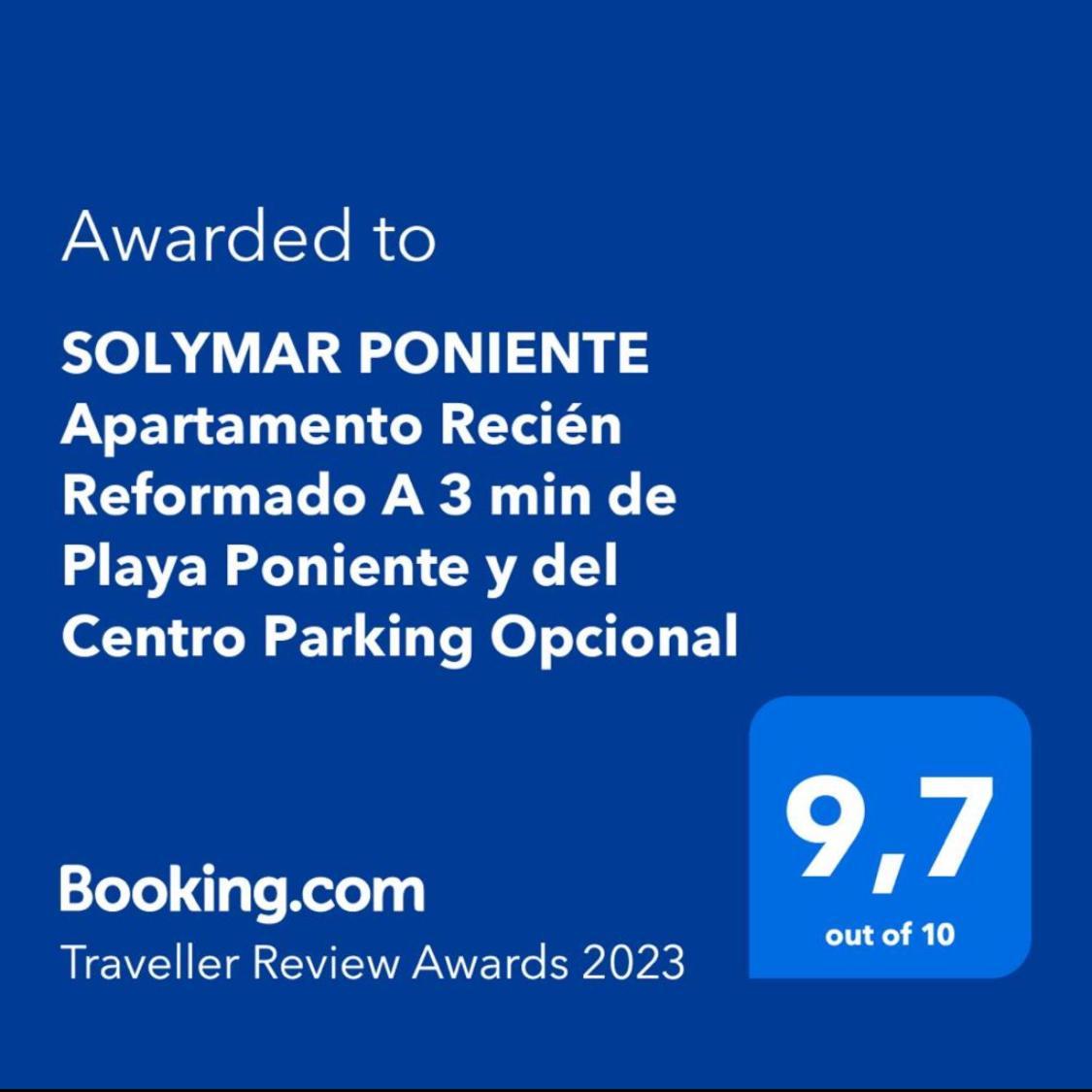 Solymar Poniente Apartamento Recien Reformado A 3 Min De Playa Poniente Y Del Centro Parking Opcional 貝尼多姆 外观 照片